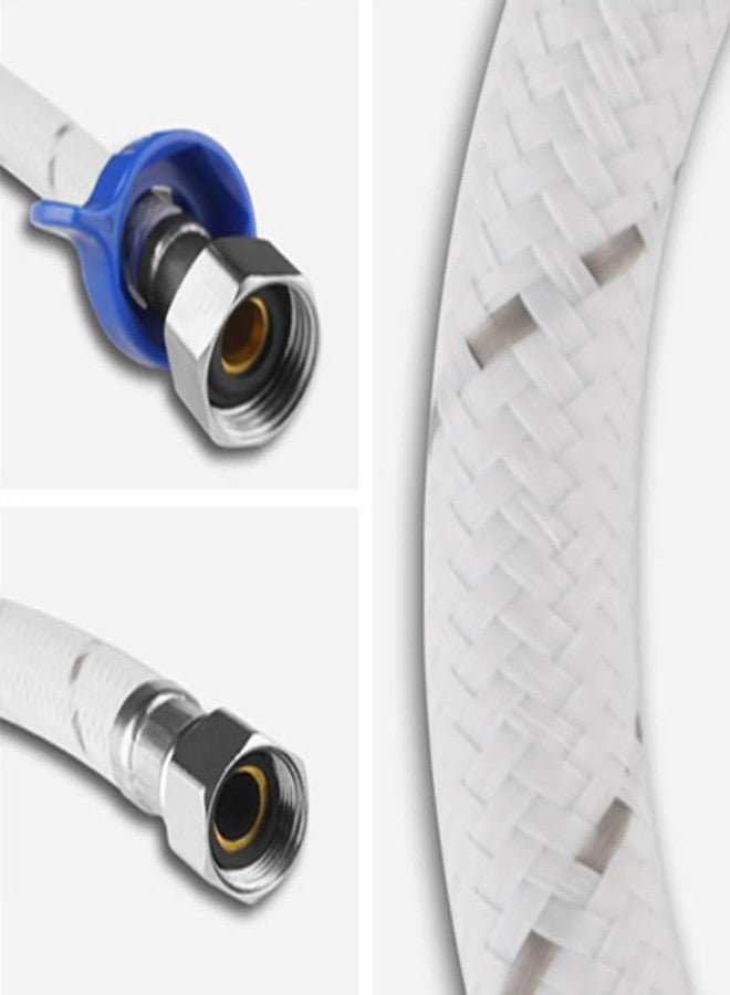 Bath Bliss BATHBLISS 18" Inches White Heavy Duty PVC Connection Pipe Suitable For Geysers, Countertop Faucets/Water Taps, Toilet Flush (Pack of 2) (18"INCH) - Image 4